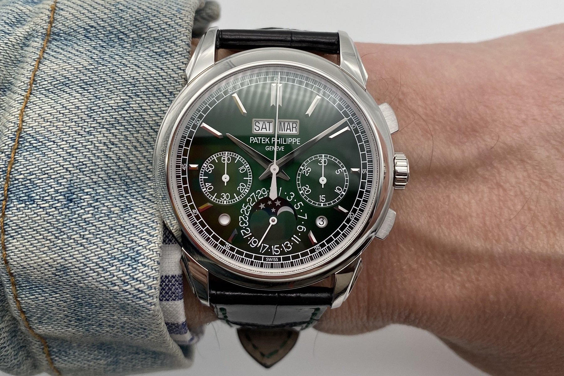 UK Best 1:1 Replica Patek Philippe 5270P-014 Perpetual Calendar Chronograph