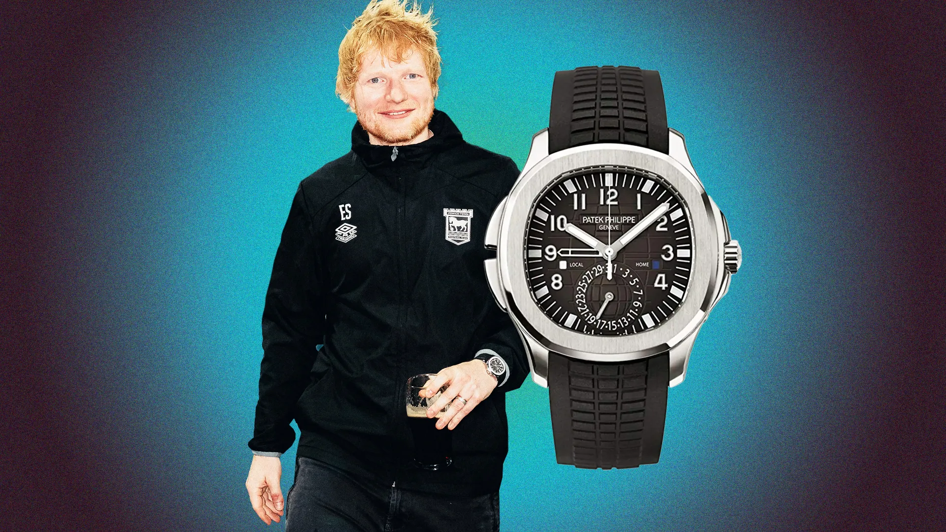 Ed Sheeran Matches His Pint With A Drool-Worthy UK Perfect Replica Patek Philippe