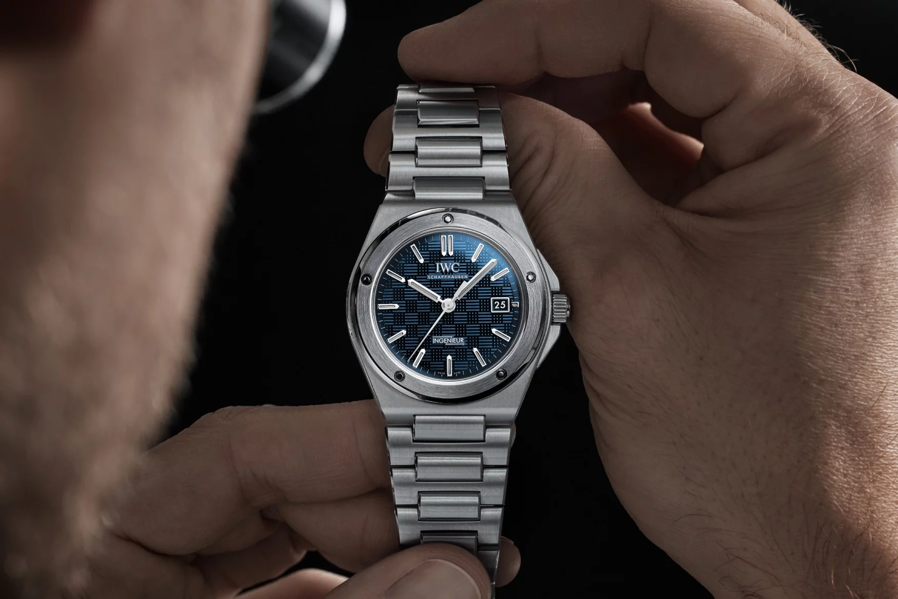 A Classic Blue Dial Joins The UK High Quality Replica IWC Ingenieur Automatic 40 Collection