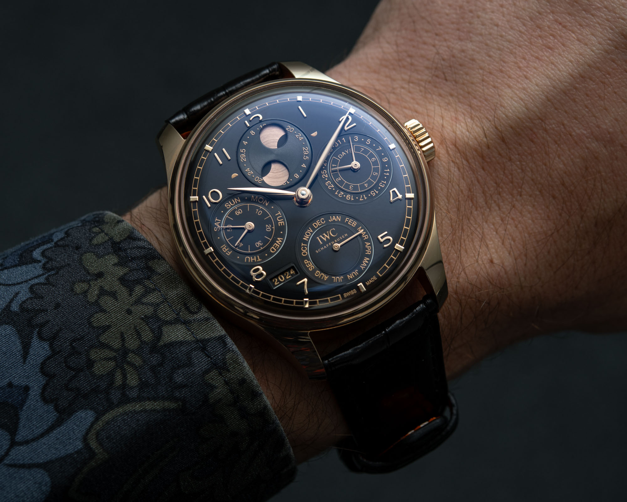 UK High Quality Replica IWC Portugieser Perpetual Calendar 44 In Armor Gold