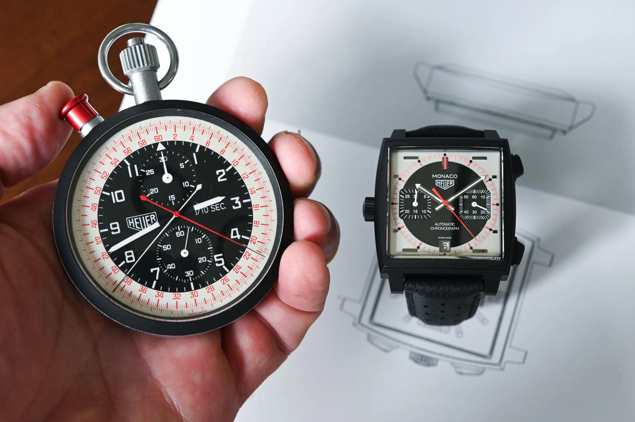The Racing-Inspired UK AAA Luxury Replica TAG Heuer Monaco Chronograph Stopwatch